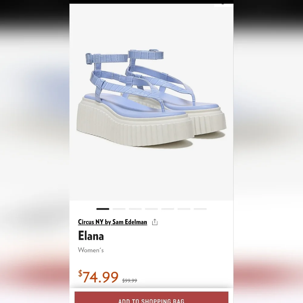 Circus NY by‎ Sam Edelman Elana Platform Sandals, NEW, Size 10|EUR 41